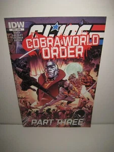 G.I. JOE A Real American Hero #221 Cobra World Order Part Three 2015 IDW Comic - Picture 1 of 6