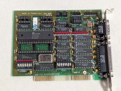 Vintage 8-Bit MCT ISA Serial Parallel Card Controller - Image 1 of 3