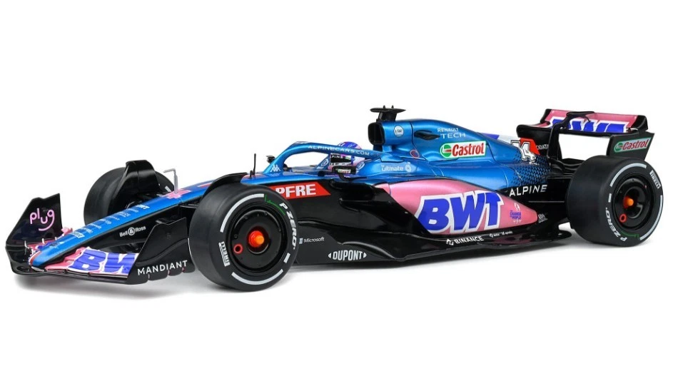 SOLIDO SL1808803 ALPINE A522 N.14 MONACO GP 2022 F.ALONSO 1:18 Modellino - Immagine 1 di 1