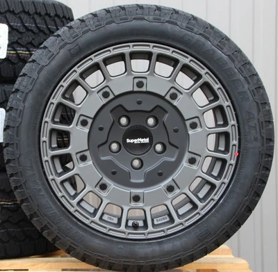 VW Bus T5 T6 T6.1 Alufelgen Supermetal Rig Hankook Winterreifen 255/45 R18 Zoll - Bild 1 von 2