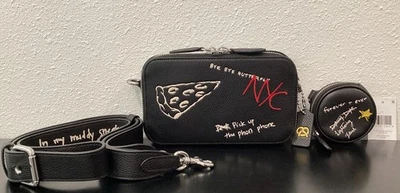 Coach Charter Slim New York City Sketch Leather Crossbody + Pouch 7.75"x4.5"x2" - Image 1 of 4