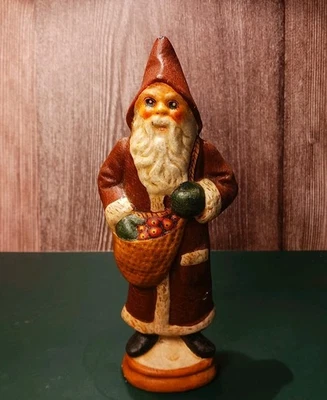 Vaillancourt 1987 GORHAM Papá Noel arte popular 7,5 pulgadas de alto LEER tiza Foto 1 de 4