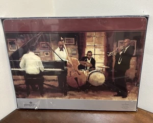 Vintage Pimpernel “Jazz Night” Jazz Piano Instruments Cork Placemats NEW Sealed - Picture 1 of 9