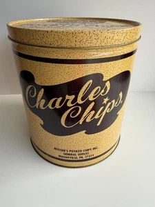 Charles Chips Musser's Potato Chip Tin-16 ounce - Picture 1 of 3