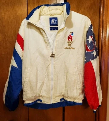 Chaqueta acolchada grande vintage Starter 1996 Atlanta Olympic Winter Games Team EE. UU. Foto 1 de 4
