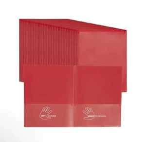 12 COUNT 2-Pocket Parent-Teacher Classroom Communication Folder Red - Picture 1 of 2