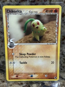 Pokemon CHIKORITA DELTA SPECIES 44/101 (2006 Dragon Frontiers) LP/NM - Picture 1 of 2