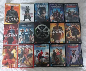 MARVEL 22 DVD BUNDLE UK R2 X MEN SPIDERMAN AVENGERS BLACK WIDOW DOCTOR STRANGE - Picture 1 of 1