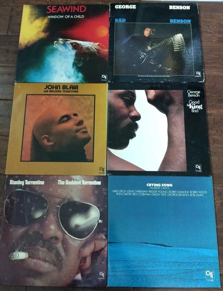Cti Jazz Lp Lot Rare Stanley Turrentine George Benson Hubert Laws John Blair Ron - Image 1 of 1