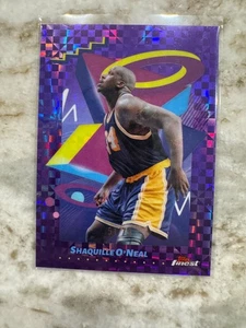 Shaquille O'Neal 2024/25 Topps Finest Purple Geometric Refractor #51/75 Lakers - Bild 1 von 4
