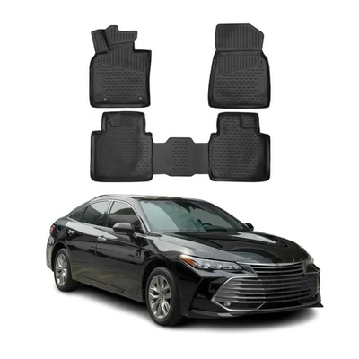 Tapetes OMAC forro para Toyota Avalon Hybrid 2018-2023 negro TPE para todo tipo de clima Foto 1 de 4