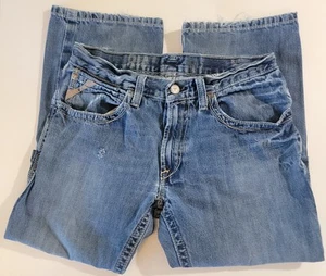 Pantalones de mezclilla Ariat para hombre 31x36 M4 tiro bajo corte bota relajado - Imagen 1 de 11