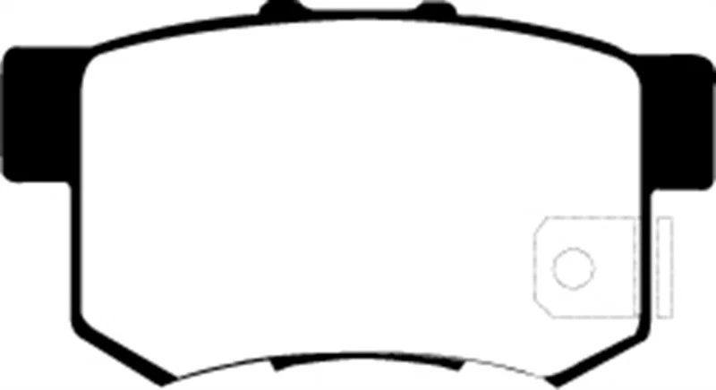 EBC Greenstuff Rear Brake Pads for 05-06 Honda CR-V 2.4 Foto 1 de 4