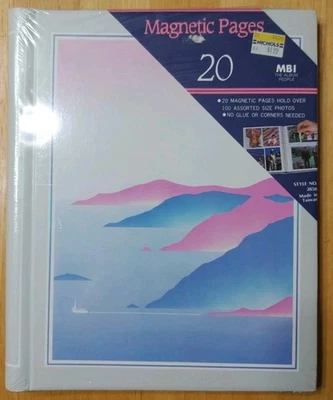 NOS Vtg MBI 20 Page Magnetic Photo Album STYLE 2850 SEALED - Image 1 of 3