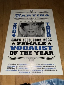 Martina McBride 2004 Tour GIG Poster 20"X14" Texas Tennessee Tourdaten - Bild 1 von 8