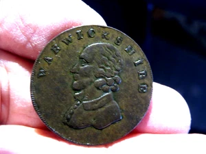 Hochwertige 1792 Warwickshire Halfpenny Conder Medaille K1 - Bild 1 von 2