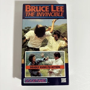 Bruce Lee The Invincible VHS 1987 Copy Goodtimes Home Video Deadly Kung Fu M4 - Picture 1 of 14