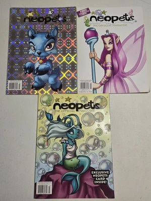 Neopets Magazines Lot of 3 - Issues 8, 9 & 10 - 2004 & 2005 Includes 3 Posters - Image 1 of 4