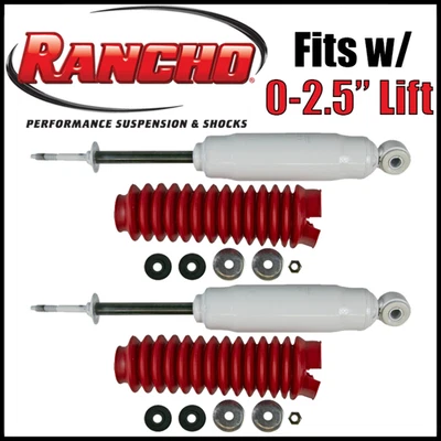 Par de amortiguadores delanteros Rancho RS5000X para Nissan Pathfinder 1987-1995 con elevación de 0-2,5" Foto 1 de 3