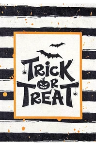 Trick or Treat Halloween Jack o Laterne Garten Flagge 12,5 x 18 Zoll Doppelseitig NEU - Bild 1 von 3