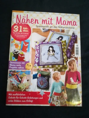 Nähen mit Mama, Teamwork an der Nähmaschine , erste Projekte nähen (9) - Bild 1 von 4