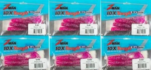 (LOT OF 6) Z-MAN GRUBZ 9" GRUBZ9-236 ELECTRIC PINK CM2215 - Picture 1 of 3