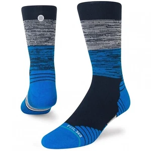 Stance Adult Blue Crew Nylon Cushion Starting Block Performance Socks Sz M 6-8.5 - Picture 1 of 1