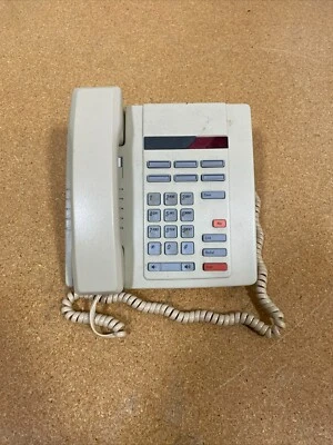 Nortel Aastra M8009 Champagne Grey/Ash/Beige Single-Line Non-Display Phone - Image 1 of 4