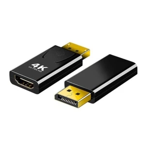 4K Displayport auf HDMI Adapter 2 Stücke Unidirektional DP auf HDMI 4K@30Hz - Bild 1 von 2