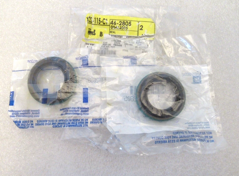 Nuevo de Lote Antiguo Chevy GMC K3 K35 1977-86 Pick-up Front King Pin Rodamiento Tapa Sello GM 462805 Foto 1 de 4