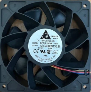 Delta Lüfter QFR1212EHE 120x120x38 1.5A 4-pin - Bild 1 von 4