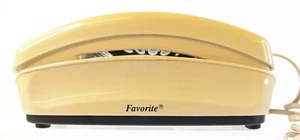 BELL Basic Trimline Telefon przewodowy bez prądu przemiennego Wymagany zasilacz ścienny KREMOWY Beżowy - Zdjęcie 1 z 10