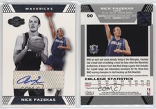 2007-08 Topps Co-Signers Nick Fazekas Dirk Nowitzki #90 Rookie Auto RC HOF