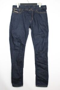 DIESEL RAYAN 008IL Wash Denim Embroidered Slim Straight Jeans W33 L32 Button Fly