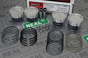 Manley 86mm STD -12cc 9.0:1 Forged Pistons Fits Nissan SR20DE SR20DET 638000C-4 - Picture 1 of 9