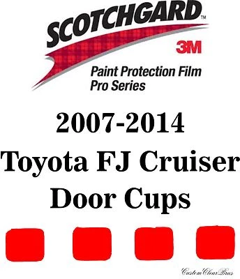 Kits de película de protección de pintura transparente serie Pro 3M Scotchgard 2014 Toyota FJ Cruiser Foto 1 de 3