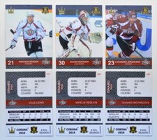 2016 CORONA KHL 8th Season (#109-125 /30) Pick a Player Card