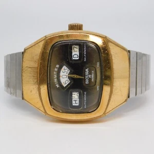 SICURA 17 Jewels Swiss Made Wind-up Men's Watch Sz. 6 1/2" Doesn't Keeps Time - Picture 1 of 10