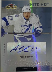 2013-14 Fleer Showcase Hockey Alex Killorn Hot Prospects White Hot 2/9 #149
