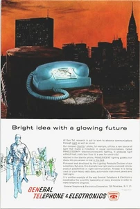 Vintage 1961 General Telephone Bright Idea With A Glowing Future Advertisement - Picture 1 of 1