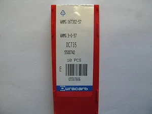 Wendeplatten zum Drehen WNMG 06T302-57 DC735 von Duracarb NEU - Bild 1 von 2