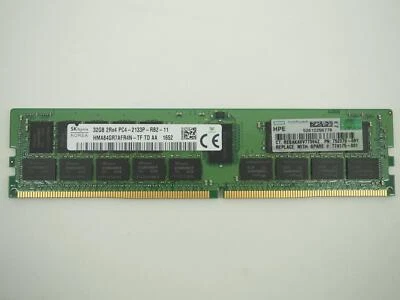 SK HYNIX 32GB PC4-2133P ECC Ram / Server Memory - HMA84GR7AFR4N-TF TD AA - Image 1 of 2