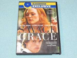 SAVAGE GRACE (DVD, 2007) ***Rare, OOP!*** Julianne Moore ~BLOCKBUSTER EXCLUSIVE~ - Foto 1 di 6