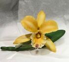 Franklin Mint  'The Regal Orchid' Porcelain Hand Painted Flower by Hanae Mori