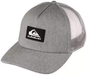 QUIKSILVER Men's Trucker Hat OMNIPOTENT - SGRH Grey Heather - One Size - NWT - Picture 1 of 2