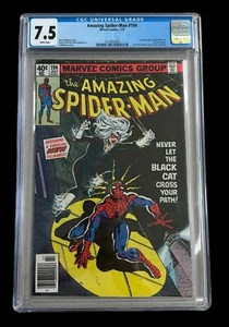 Amazing Spider-Man #194 CGC 7.5 W/PGS 1979 1st Apr Black Cat Spider-Man Marvel - Picture 1 of 5