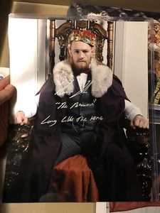 Conor “The Notorious” McGregor 11x14 Inscription Authentic Irish Champ Auto Sig - Picture 1 of 1