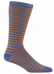 Wigwam F3101 Midtown en Naranja/Azul Rayas Talla Grande Hombres 9-12 Mujeres 10-13 ¡NUEVO!! - Imagen 1 de 2