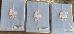 Baby Boy Shower Print Your Own Invitations Baby Stroller, Carriage, Pram. Set 3 - Picture 1 of 6