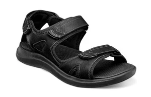 NEW - NUNN BUSH Rio Vista 3-Strap River Men Sandals Sz. 12W - Sz. 13W - Picture 1 of 7
